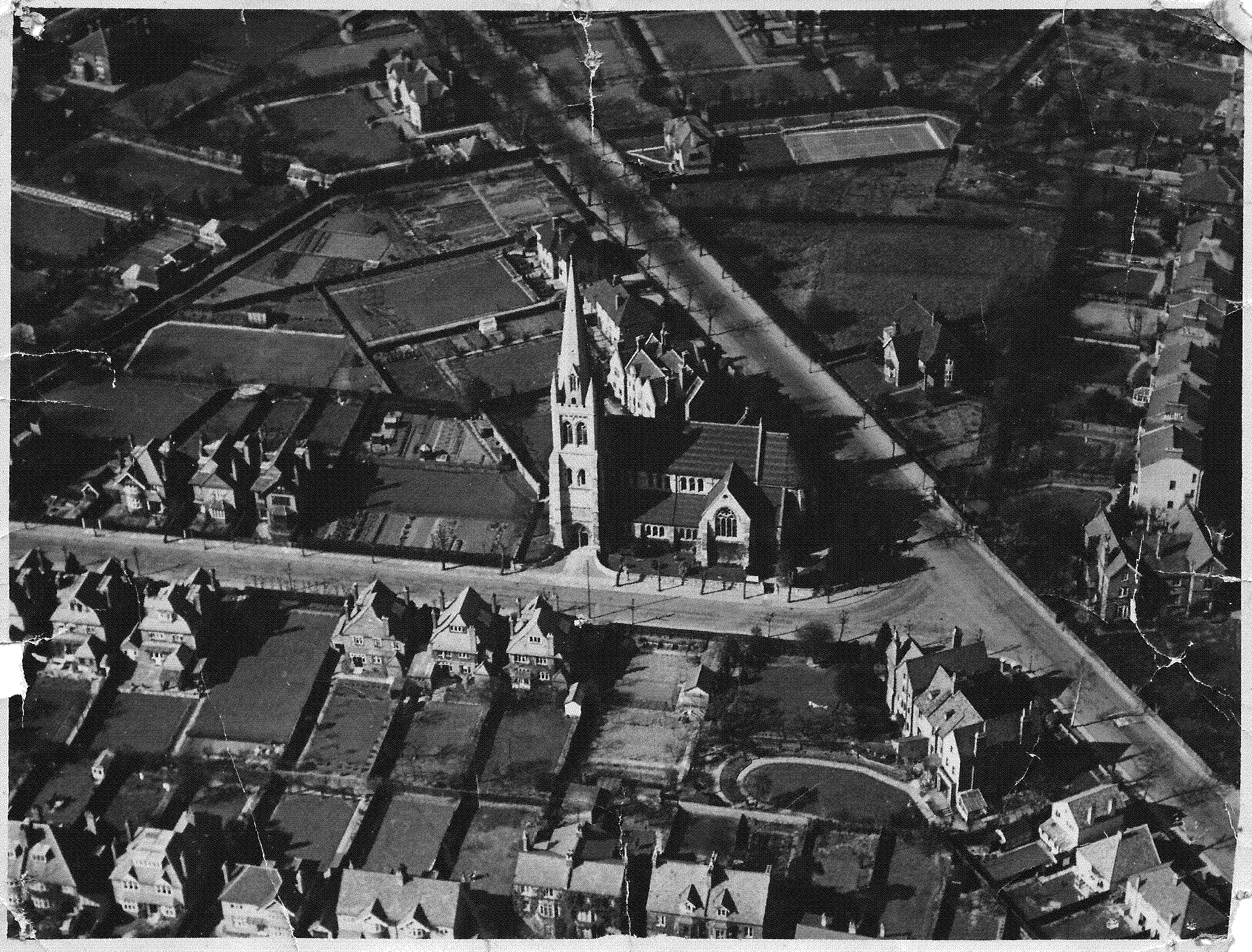 1920s aerial photo